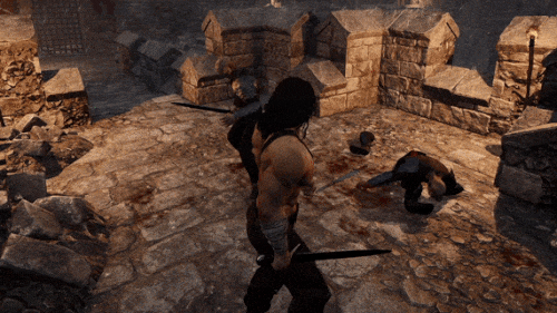 Crowned in Steel combat montage animation