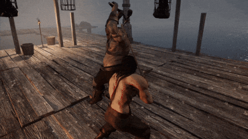 Crowned in Steel combat preview animation against a goblin